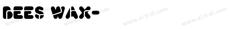 bees Wax字体转换